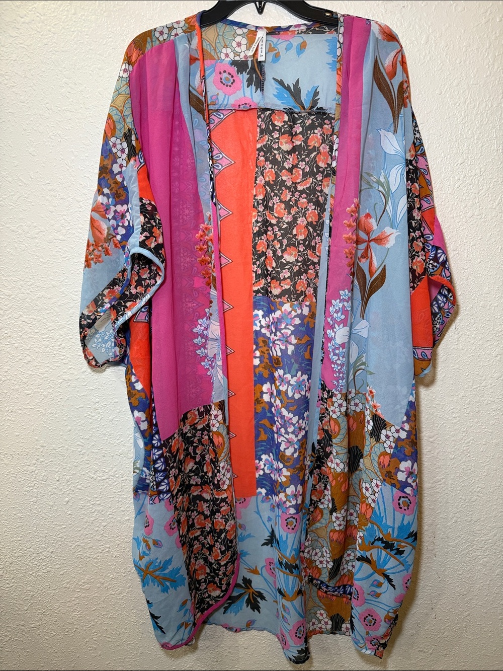 Live 4 Truth Multicolor Floral Patchwork Kimono